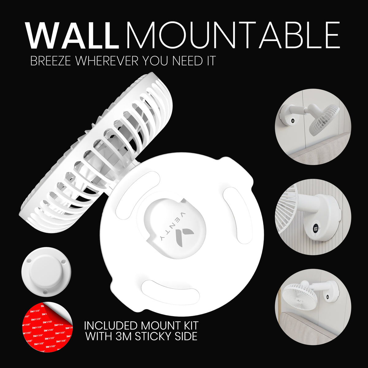 Ventilateur à pince Venty