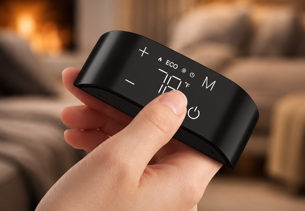 Venty CozyPod rechargeable remote control with temperature display